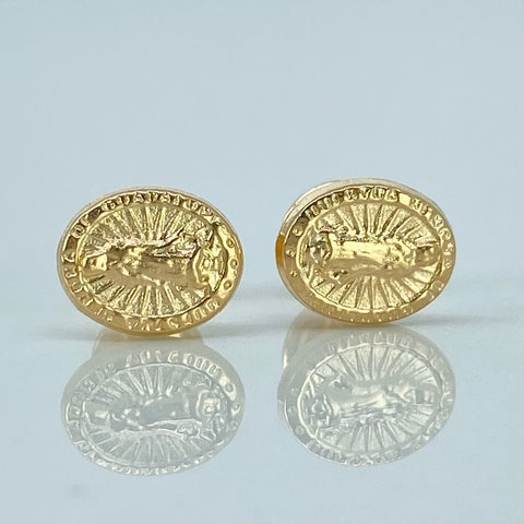 Topos Virgen Guadalupe Oro amarillo 18k 0,72 Gr / 6,7 mm †