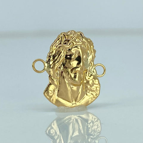 Herraje Rostro Cristo Oro amarillo 18k 1,04 Gr / 1,5 Cm