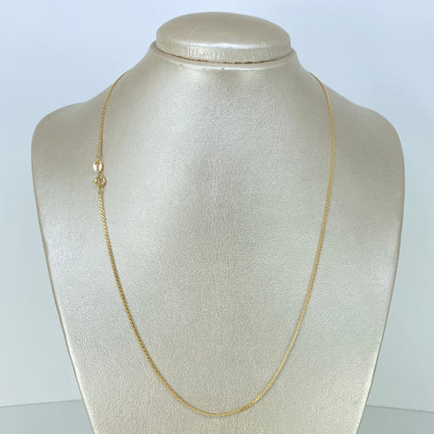 Cadena ● China Oro amarillo 18k 2,75 Gr / 1,4 mm / 50 Cm *