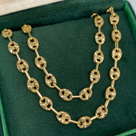 Cadena GC Diamantada Oro amarillo 18k 16,92 Gr / 4,3 mm / 64 Cm *