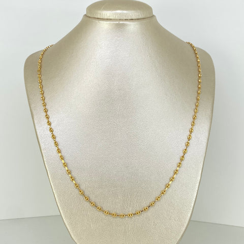 Cadena GC Diamantado Oro amarillo 18k 7,60 Gr / 3,5 mm / 61 Cm *