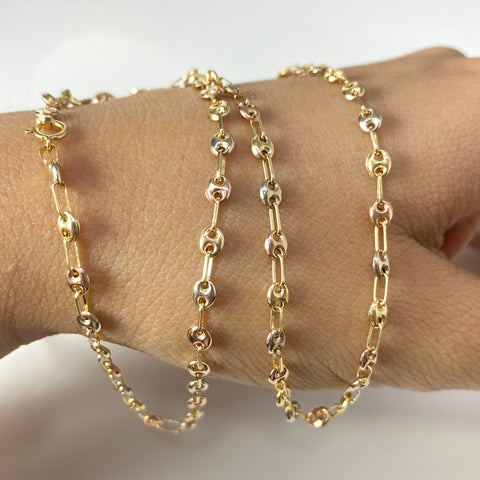 Cadena GC Tres oros 18k 4,12 Gr / 3 mm / 46,5 Cm *
