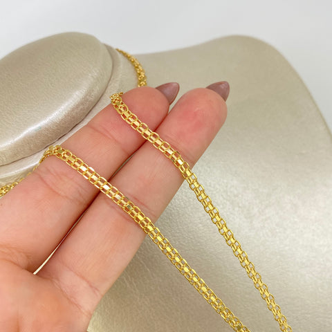 Cadena ● China Oro amarillo 18k 4,6 Gr / 3,3 mm / 45 Cm