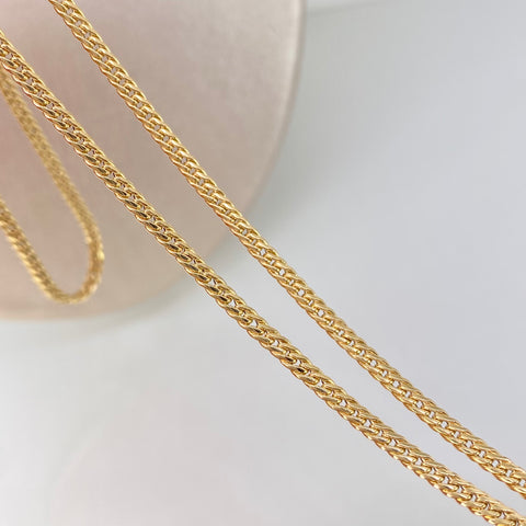 Cadena ● Serpiente Oro amarillo 18k +3 / 3,25 Gr / 2,5 mm / 45 Cm