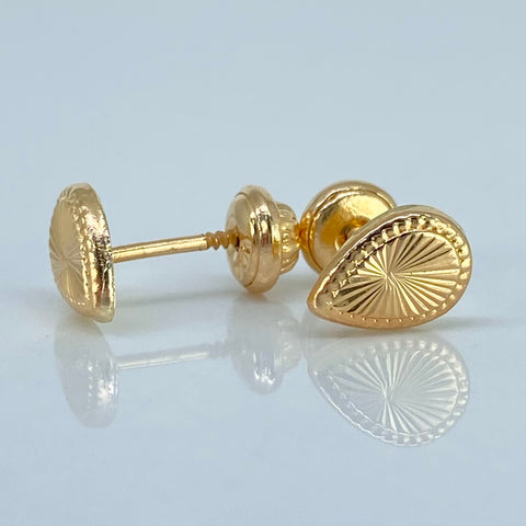 Topos Gota Diamantada Oro amarillo 0,85 Gr / 6 mm