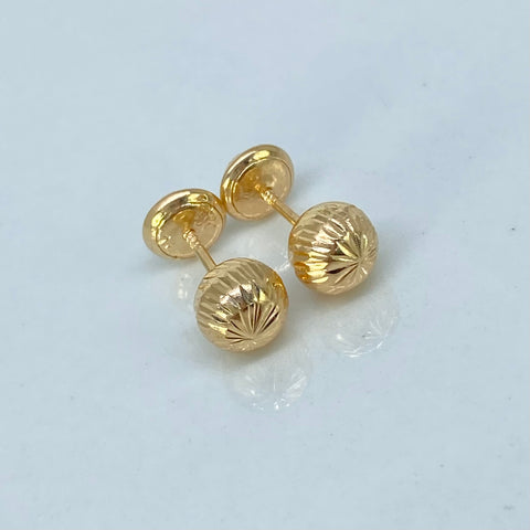 Topos Bolas Diamantadas Oro amarillo 0,8 Gr / 6 mm †