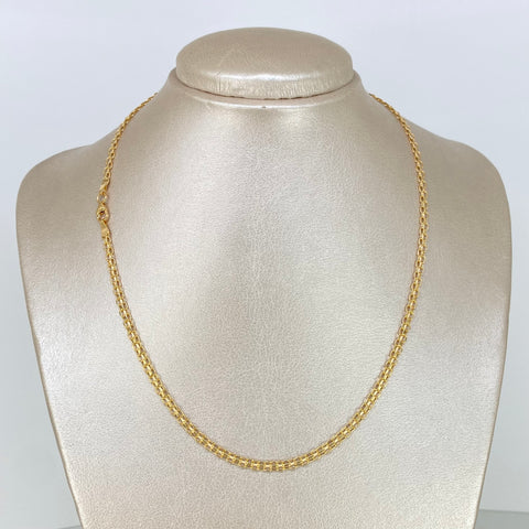 Cadena ● China Oro amarillo 18k 4,48 Gr / 3,3 mm / 45 Cm
