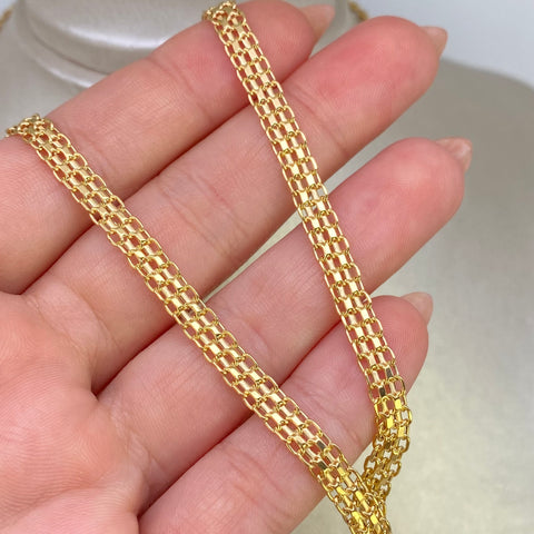 Cadena China Oro amarillo 18k 7,3 Gr / 4,5 mm / 45 Cm †