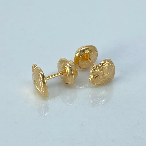 Topos Corazon Cruz Oro amarillo 0,65 Gr / 6 mm *
