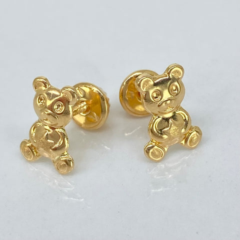 Topos Oso Oro amarillo 18k 0,76 Gr / 6,7 mm *