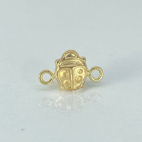 Herraje Mariquita Oro amarillo 18k 0,33 Gr / 1,4 Cm *