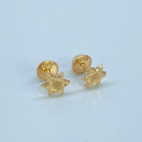 Topos Estrella De David Oro amarillo 18k 0,57 Gr / 6 mm *