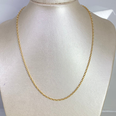 Cadena Italy Aro Seguido Oro amarillo 18k 2,0 Gr / 1,7 mm / 45 Cm *
