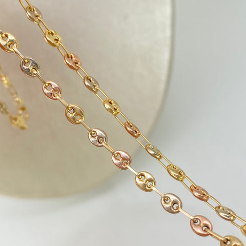 Cadena GC Tres oros 18k 6,31 Gr / 3,3 mm / 60 Cm