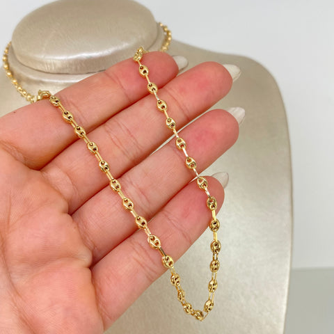 Cadena GC Oro amarillo 18k 5,11 Gr / 3,3 mm / 45 Cm