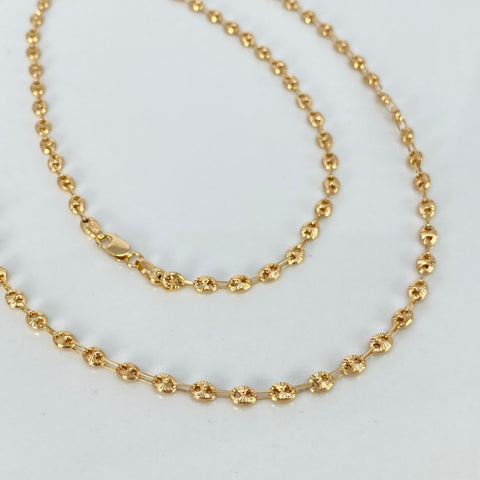 Cadena GC Diamantado Oro amarillo 7,01 Gr / 3,3 mm / 60 Cm