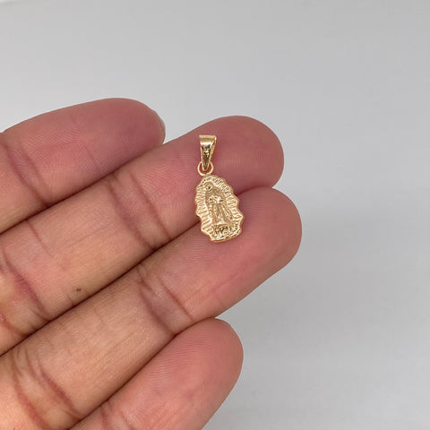 Dije Virgen Guadalupe Silueta Oro amarillo 0,53 Gr / 2 Cm