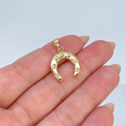 Dije Herradura Oro amarillo 18k 1,1 Gr / 2,5 Cm