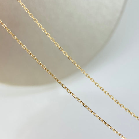 Cadena ● Aro Seguido  Oro amarillo 18k 1,31 Gr / 0,5 mm / 50 Cm