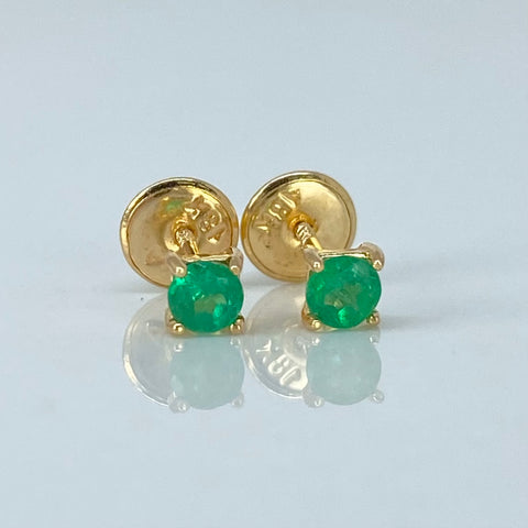 Topos Esmeraldas 28PTS Oro amarillo 18k 0,6 Gr / 3,3 mm *
