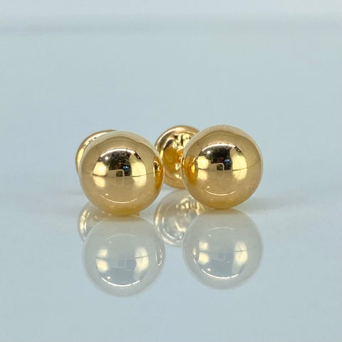 Topos Bolas Lisas Oro amarillo 18k 0,8 Gr / 7 mm †