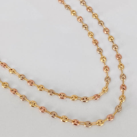 Cadena GC Tres oros 18k 4,92 Gr / 3,3 mm / 45 Cm *
