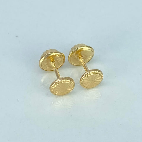 Topos Circulos Diamantados Oro amarillo 0,5 Gr / 5 mm †