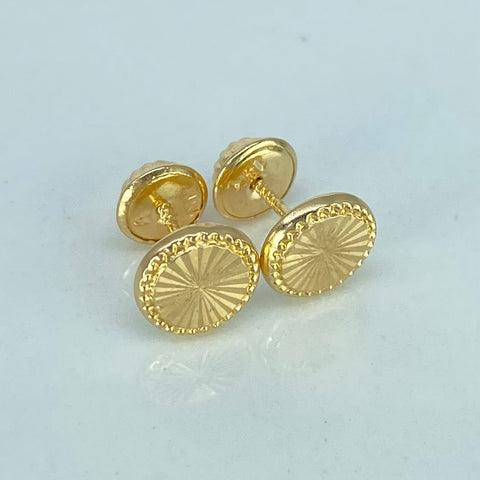 Topos Circulos Diamantados Oro amarillo 0,5 Gr / 5,5 mm †