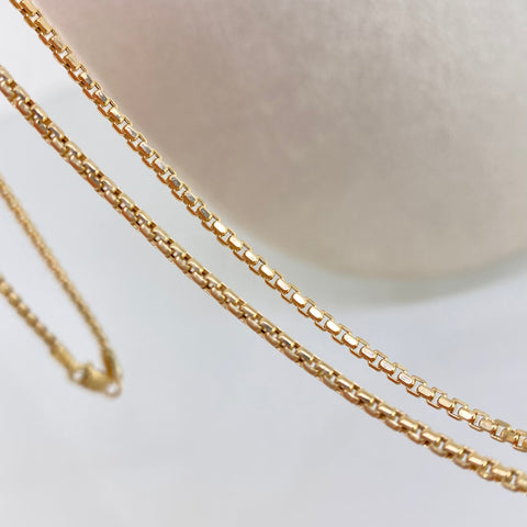 Cadena ● Veneciana Oro amarillo 18k 6,14 Gr / 1,8 mm / 60 Cm †