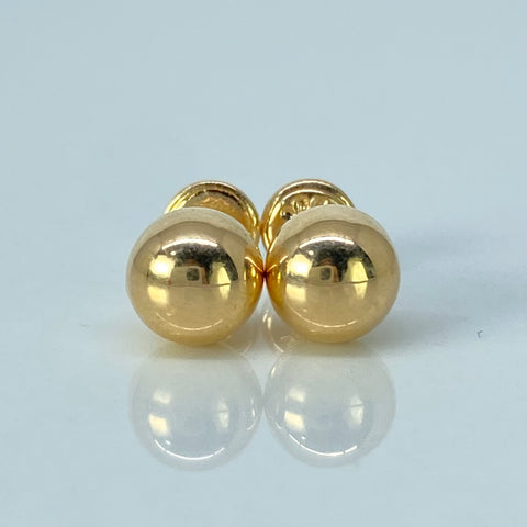 Topos Bolas Lisas Oro amarillo 0,85 Gr / 7 mm *