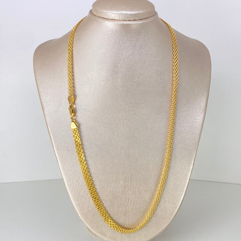 Cadena ● China Oro amarillo 18k 15,45 Gr / 6,3 mm / 60 Cm †