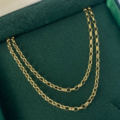 Cadena ● Aro Seguido Oro amarillo 18k 2,7 Gr / 2,2 mm / 60 Cm *