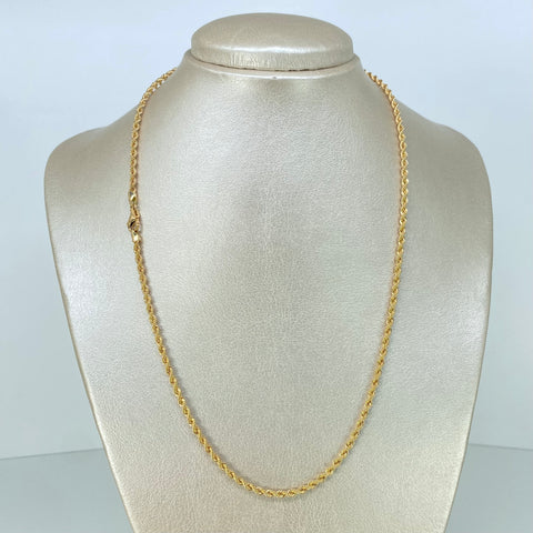 Cadena ● Lazo Oro amarillo 18k +1 / 5,15 Gr / 2,7 mm / 50 Cm *