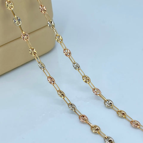 Cadena GC Tres oros 18k 5,70 Gr / 3,3 mm / 60 Cm *