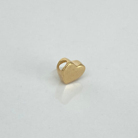 Herraje Corazon Oro amarillo 18k 0,42 Gr / 6 Cm  *