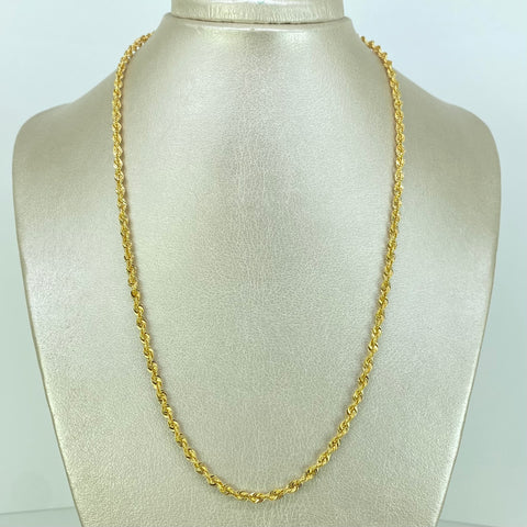 Cadena ● Lazo Oro amarillo 18k +1 / 5,25 Gr / 3,5 mm / 50 Cm †