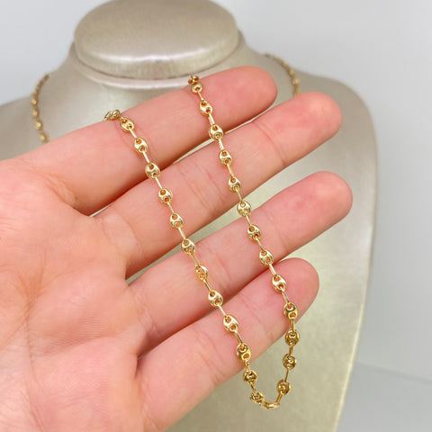 Cadena GC Oro amarillo 18k 4,25 Gr / 3,2 mm / 45 Cm