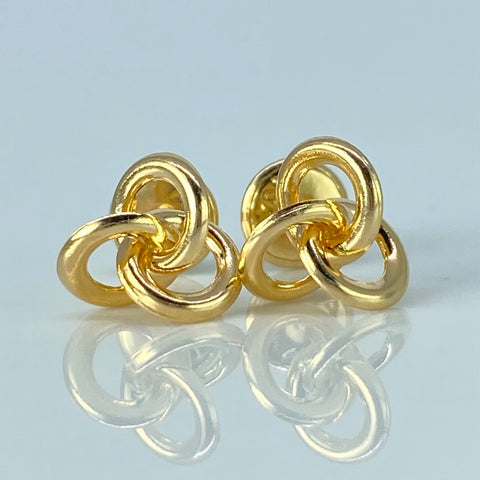 Topos Flor Aros Oro amarillo 0,7 Gr / 7,8 mm