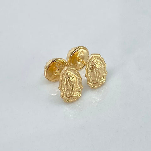 Topos Virgen Guadalupe Silueta Oro amarillo 0,6 Gr / 5,1 mm *