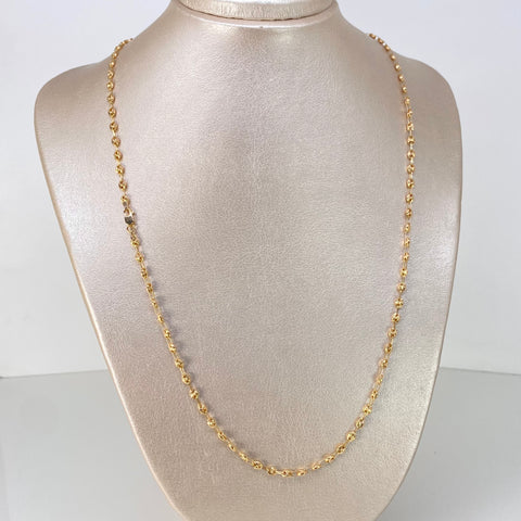 Cadena GC Diamantado Oro amarillo 6,71 Gr / 3,3 mm / 60 Cm †
