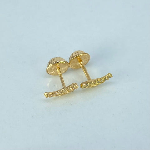 Topos Alas Circones Blancos Oro amarillo 0,65 Gr / 3,3 mm