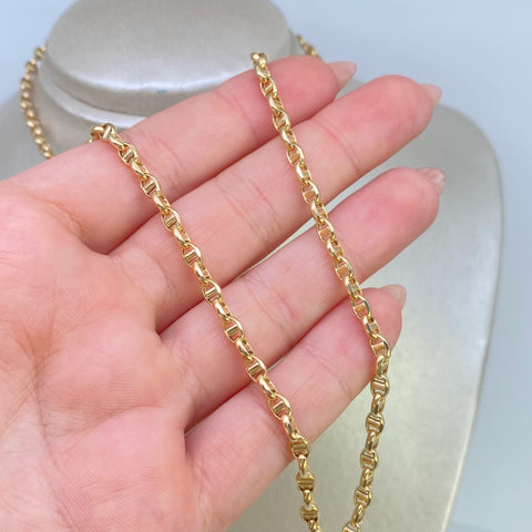 Cadena ● GC Italy Oro amarillo 18k 8,24 Gr / 3,5 mm / 50 Cm *