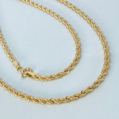 Cadena ● Lazo Oro amarillo 18k +1 / 4,82 Gr / 2,7 mm / 50 Cm *