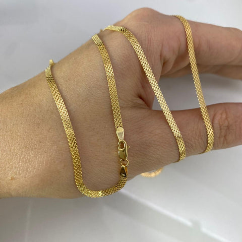 Cadena Italy China  Oro amarillo 18k +1 / 4,19 Gr / 2,3 mm / 60 Cm