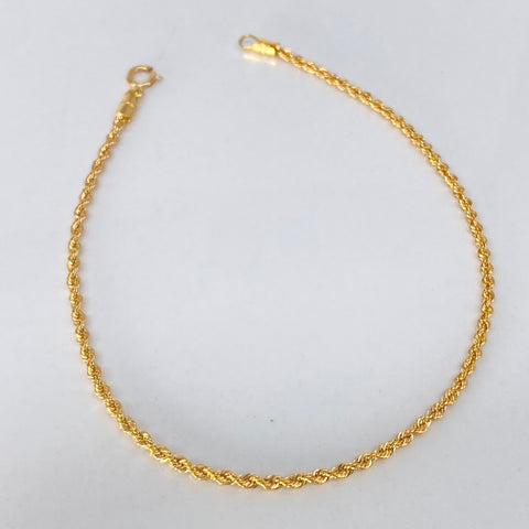Pulso ● Lazo Oro amarillo 18k +1 / 0,8 Gr / 1,7 mm / 18 Cm *