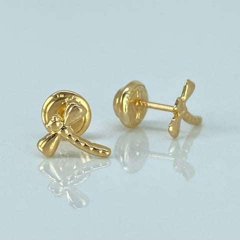Topos Libelula Oro amarillo 0,56 Gr / 7 mm *