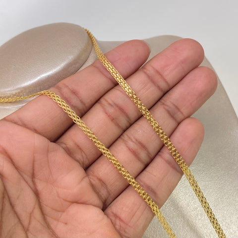 Cadena ● China Oro amarillo 18k 5,55 Gr / 3,1 mm / 60 Cm *