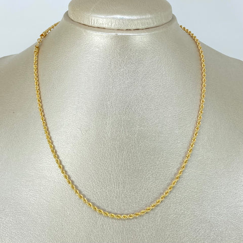 Cadena ● Lazo Oro amarillo 18k +1 / 3,1 Gr / 2,3 mm / 40 Cm *