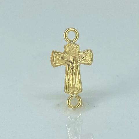Herraje Cruz Cristo Oro amarillo 18k 0,35 Gr / 1,7 Cm *