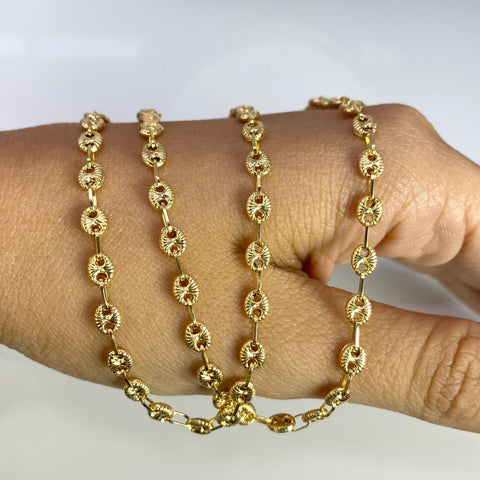 Cadena GC Diamantada Oro amarillo 18k 10,76 Gr / 3,9 mm / 59 Cm